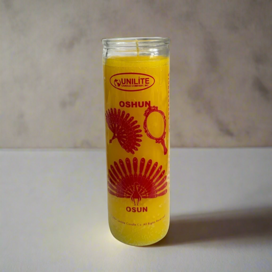 Oshun Orisha Candle, 7 Day