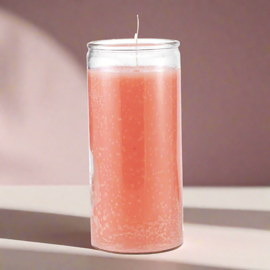 14 Day Plain Pink Candle