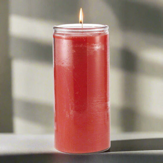 14 Day Plain Red Candle