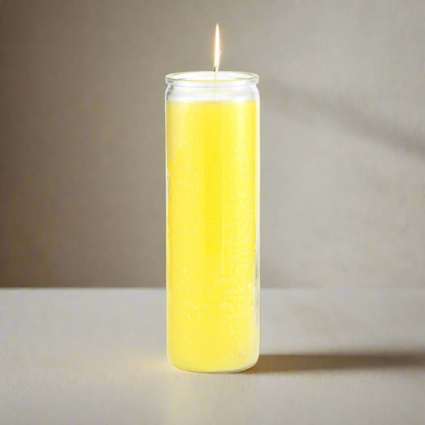 7 Day Plain Candle Yellow