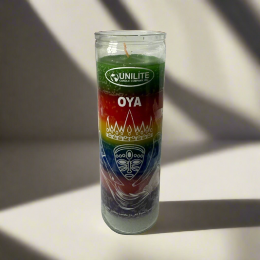 Oya Orisha Candle, 7 Day