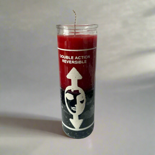 Reversible Multicolor Prayer Candle, 7 Day