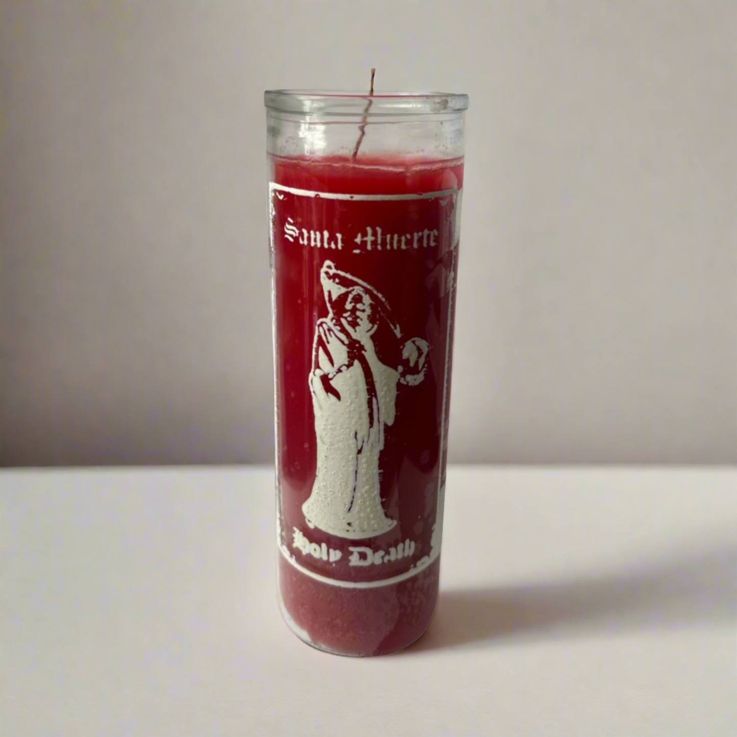 Holy Death (Santa Muerte) Prayer Candle, 7 Day, Red